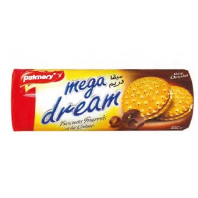 Palmary Mega Dream Cream Filled Biscuits Chocolate 320 g