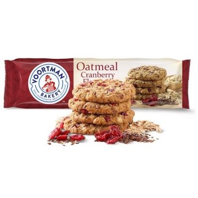 Voortman Bakery Cookies Oatmeal Cranberry Flaxseed 350 g