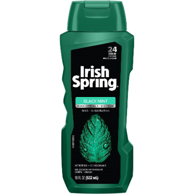 Irish Spring Body Wash Black Mint 532 ml