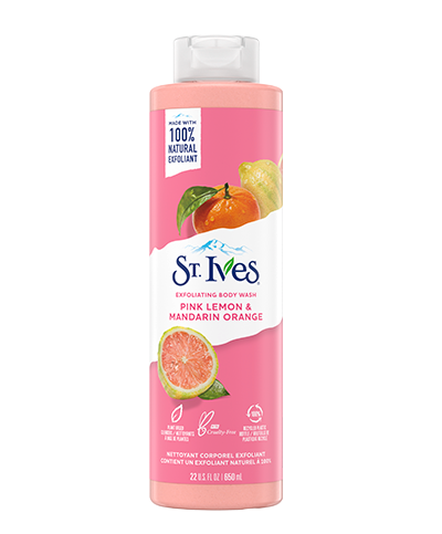 St. Ives Body Wash Exfoliating Pink Lemon & Mandarin 650 ml