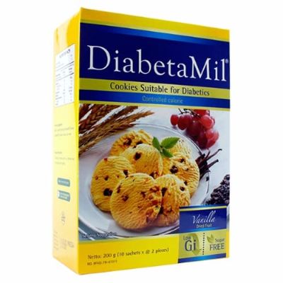 Diabetamil Cookies For Diabetics Vanilla Dried Fruit 185 g